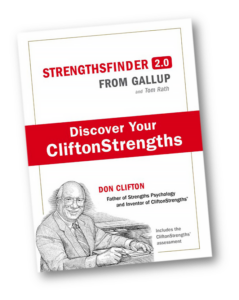 Cover image of the book Strengthsfinder 2.0, Discover your Clifton Strengths
