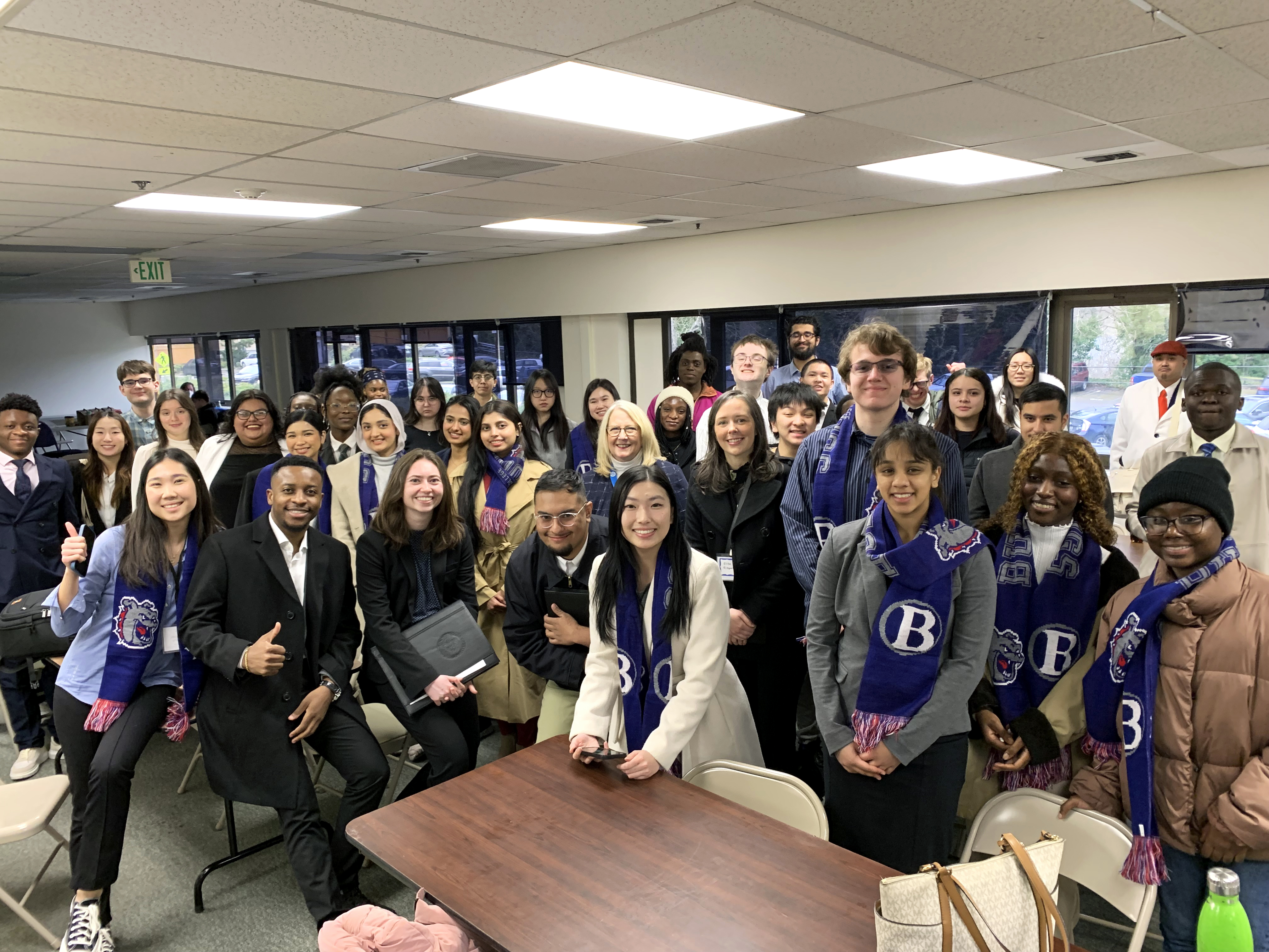 State Auditor McCarthy with ASGBC students