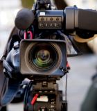 TV studio camera TV studio camera