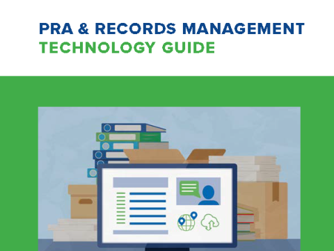 Cover of PRA & Records Management Technology Guide