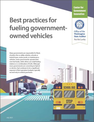 Best practices for fueling government-owned vehicles cover