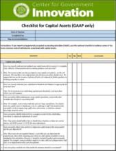 Checklist: Capital assets