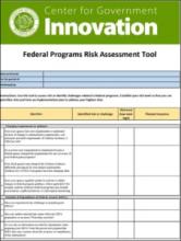 Checklist: Federal programs risk assessment