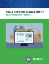 PRA and records management technology guide cover