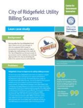 Case Study: City of Ridgefield’s utility billing cover