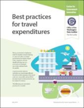 Best Practices: Travel expenditures cover
