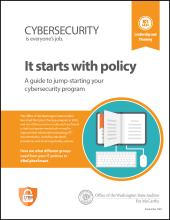 Cover: IT policy guide: It starts with policy - a guide to jump-starting your cybersecurity program