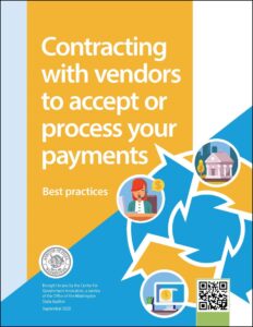 Image of guide to contracting with vendors to accept or process payments