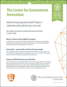 Image of Work in Local Government? Here is cybersecurity advice you can use guide