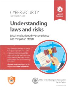 Image of cybersecurity considerations for legal and compliance professionals