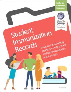 Image of guide to student immunization records