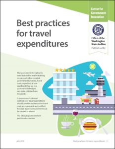 Image of best practices for travel expenditures