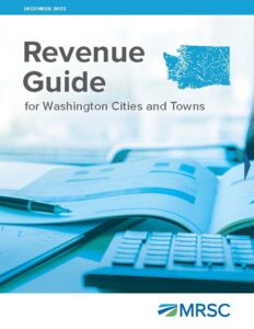 Image of revenue guide for Washington cities and towns